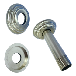 PSB0076 1/2" IPS x 4" Ceiling Mounting Shower Arm with Flange, 1.6 mm (t).